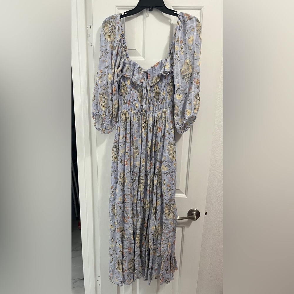 Free people oasis floral print dress